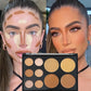 10-Color Concealer Palette - Eye Repairing Base & Contour Cream