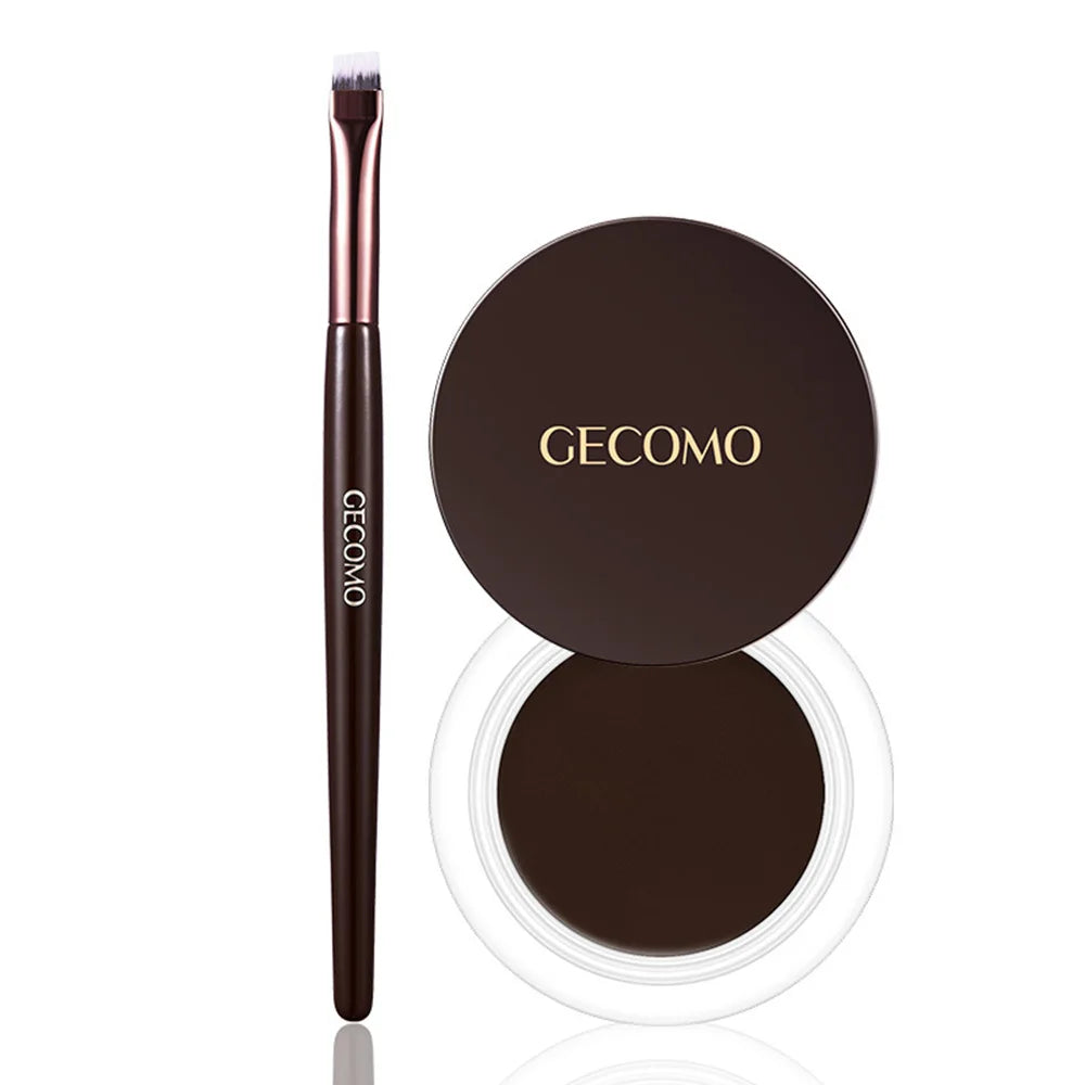 GECOMO Long Wear Matte Eyeliner Gel Cream - Quick Drying Waterproof