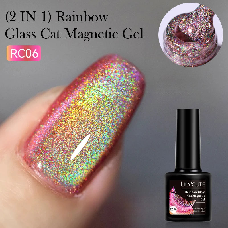 LILYCUTE 5ML Reflective Glitter Liner Gel - Champagne Sparkle